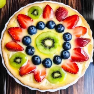 Sugar Cookie Fruit Pizza
