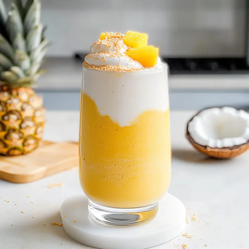 Creamy Tropical Mango Pineapple Smoothie in 3 Minutes