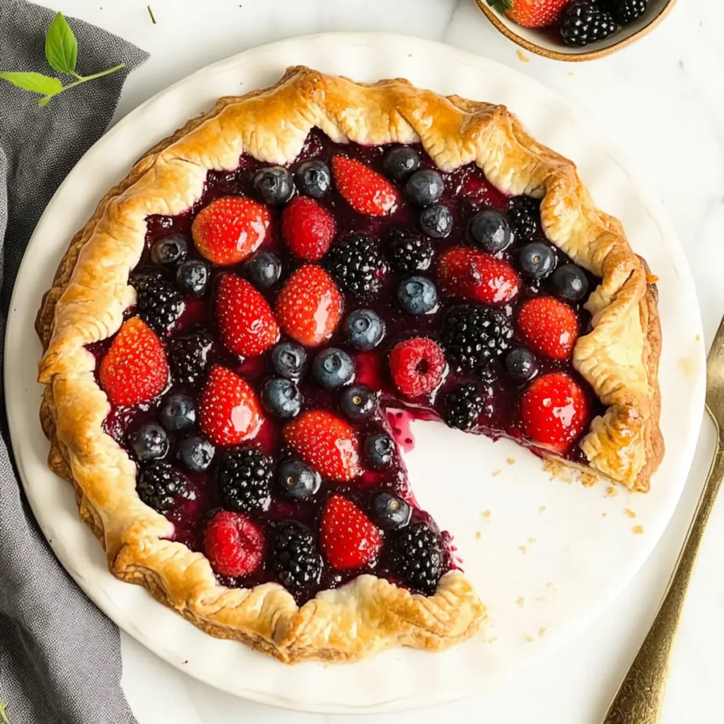 Delight in a Summer Berry Galette Ready in Just 10 Minutes