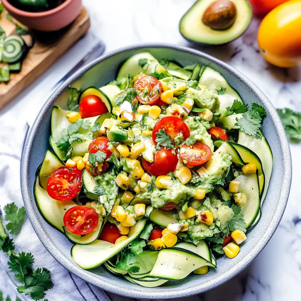Zucchini Ribbon Salad