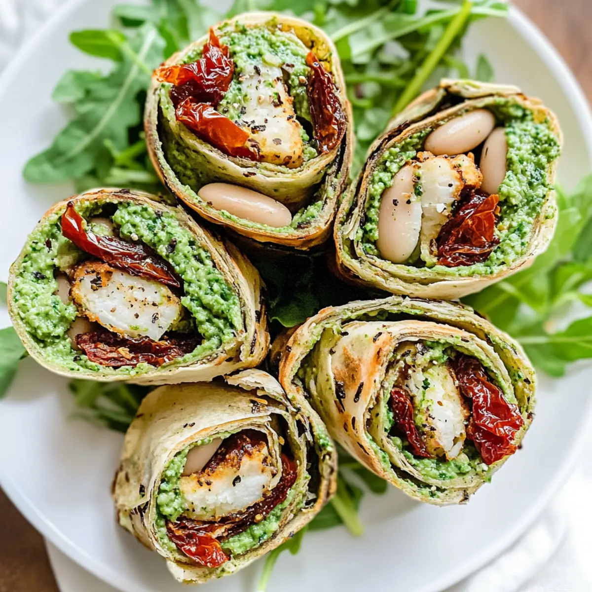 Vegan Pesto Pinwheels