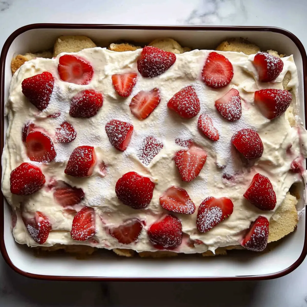 No-Bake Strawberry Tiramisu
