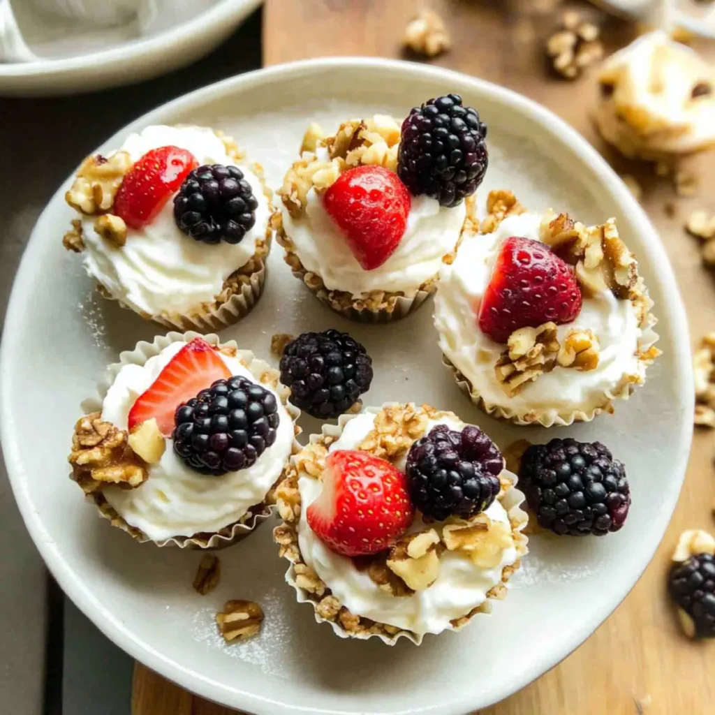 Frozen Yogurt Granola Cups