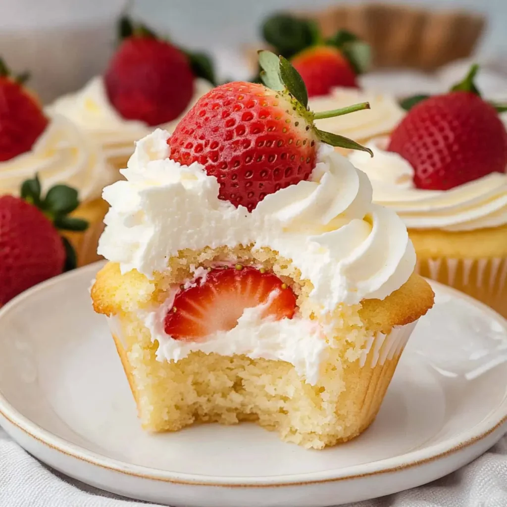 Delicious Strawberry Shortcake Cupcakes You Need to Try