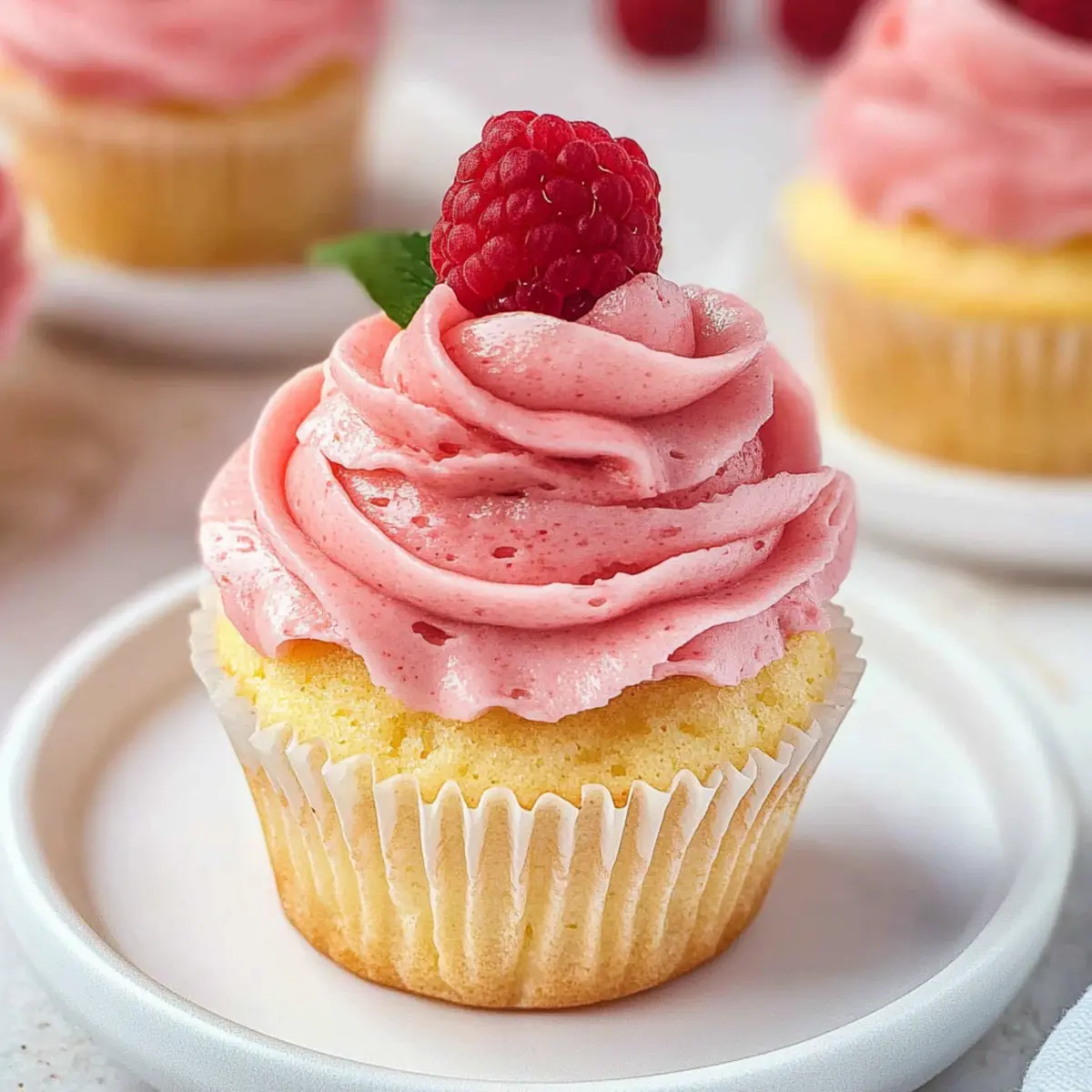 Raspberry Cupcakes