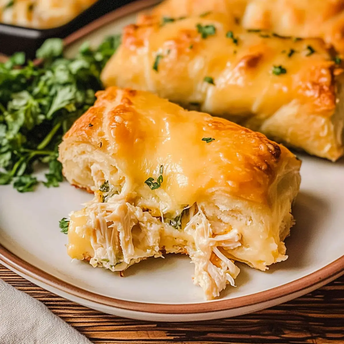 Cheesy Chicken Crescent Rolls