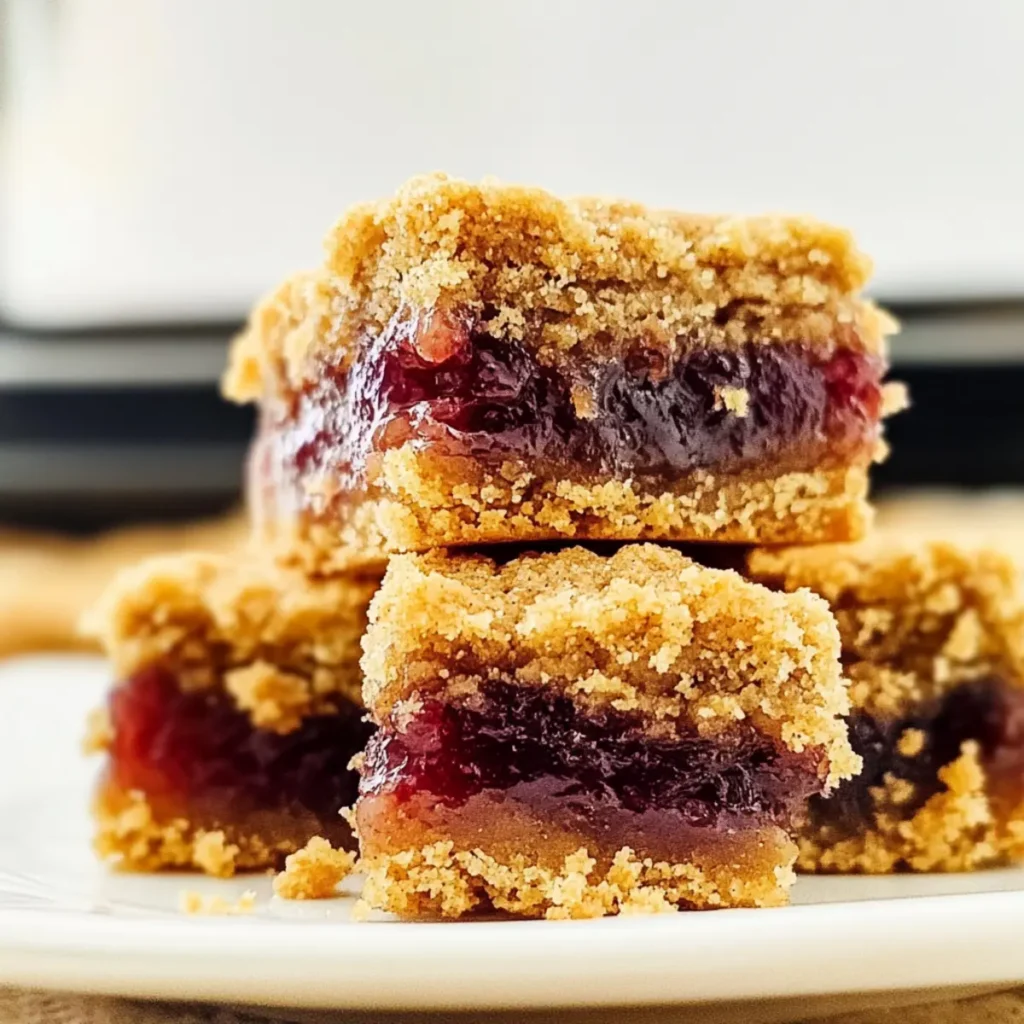 Peanut Butter and Jelly Bars: Sweet Nostalgia in Every Bite