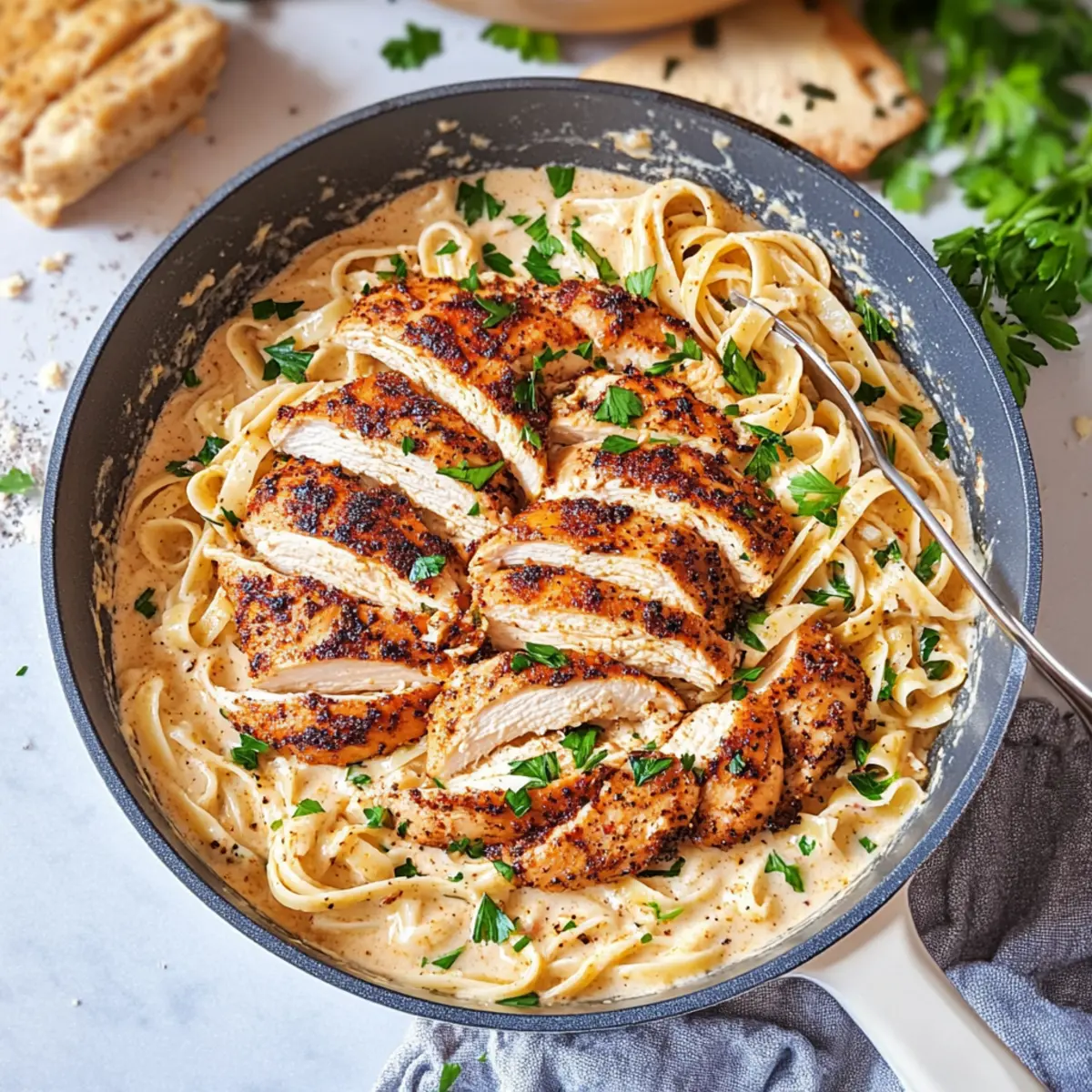 Cajun Chicken Alfredo