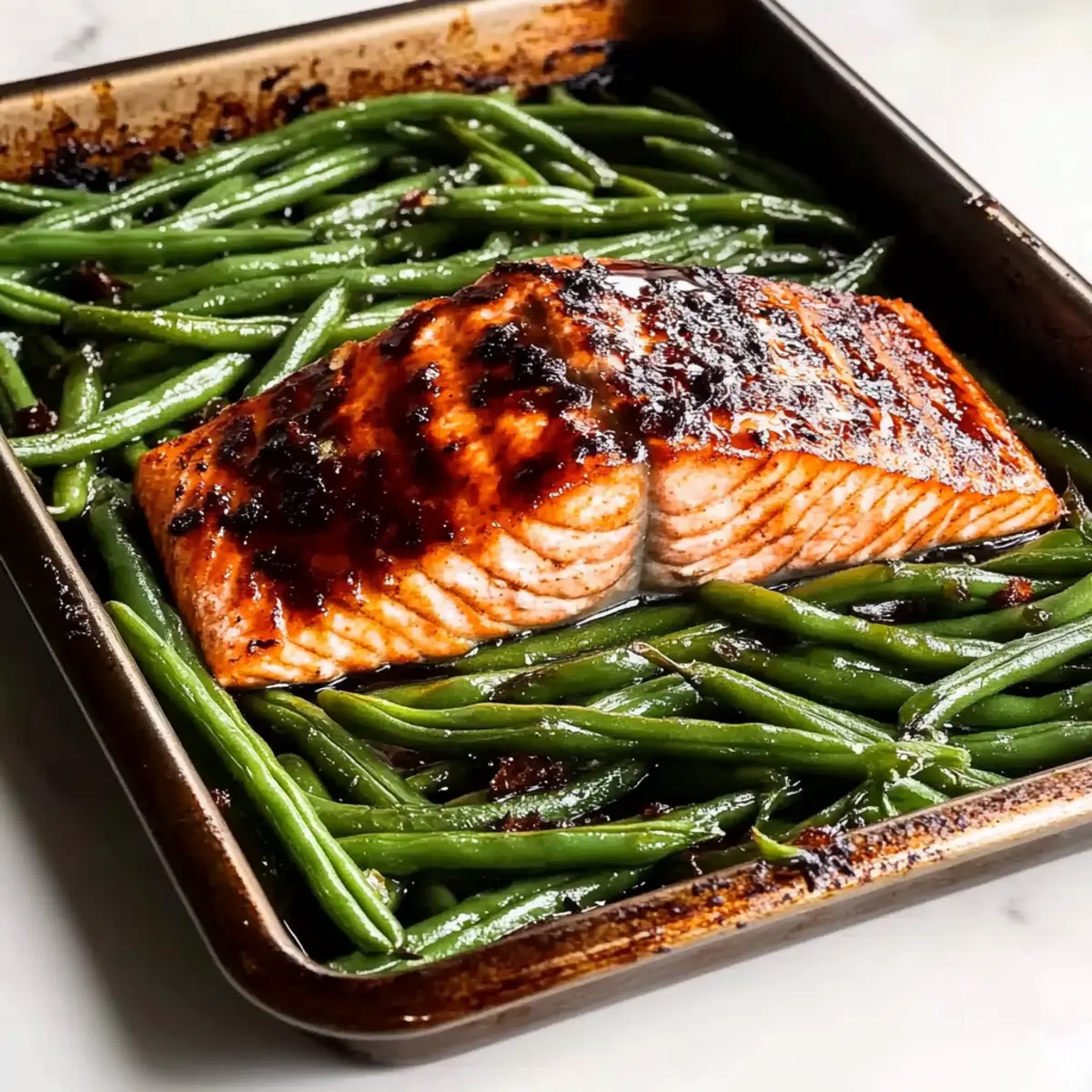 Honey-Soy Sheet Pan Salmon