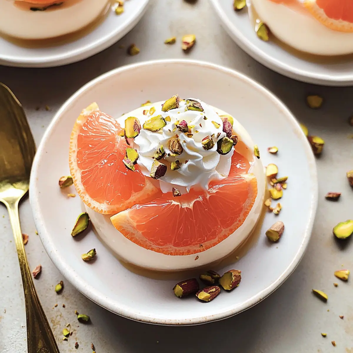 Grapefruit Panna Cotta