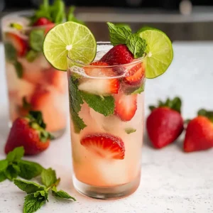 Virgin Strawberry Mojito