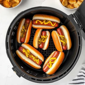 Air Fryer Hot Dogs