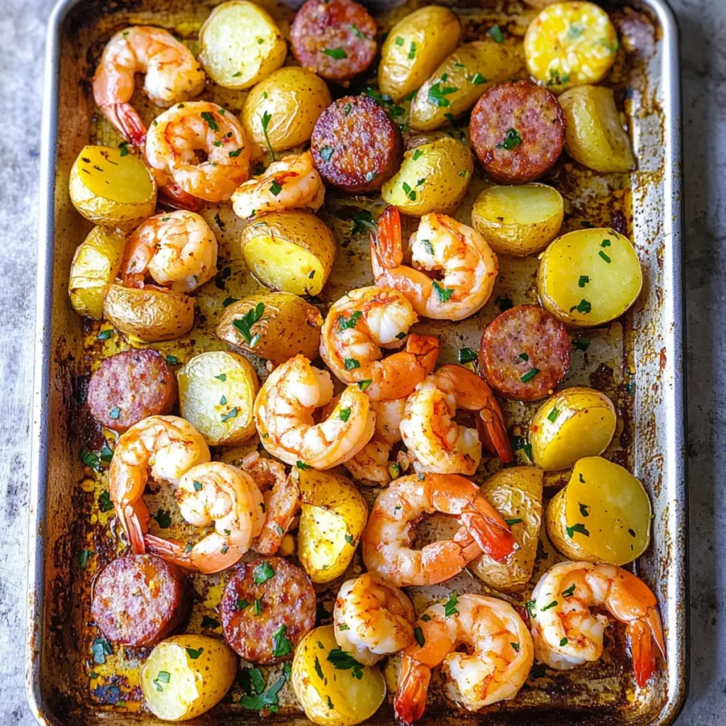 Sheet Pan Shrimp Boil