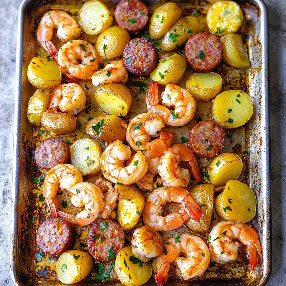 Sheet Pan Shrimp Boil
