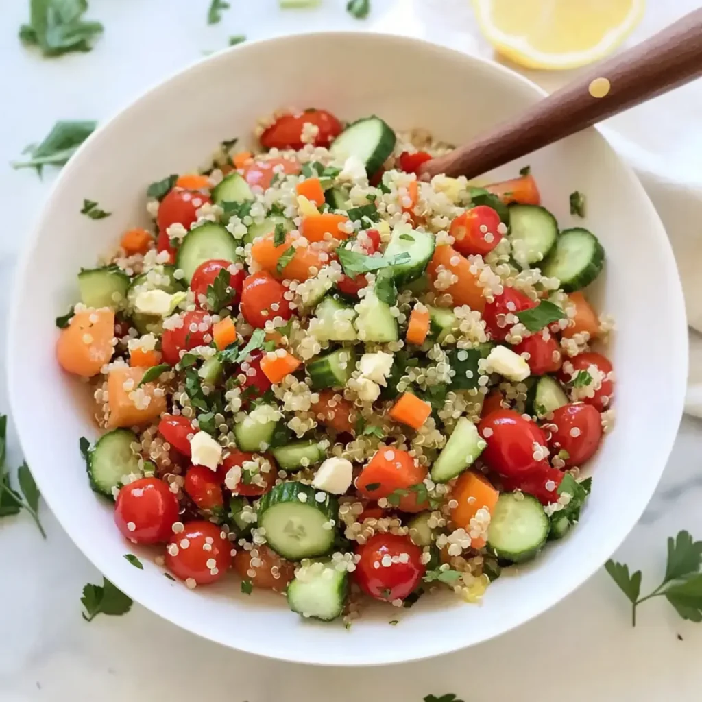 Summer Veggie Quinoa Salad for a Refreshing Healthy Boost