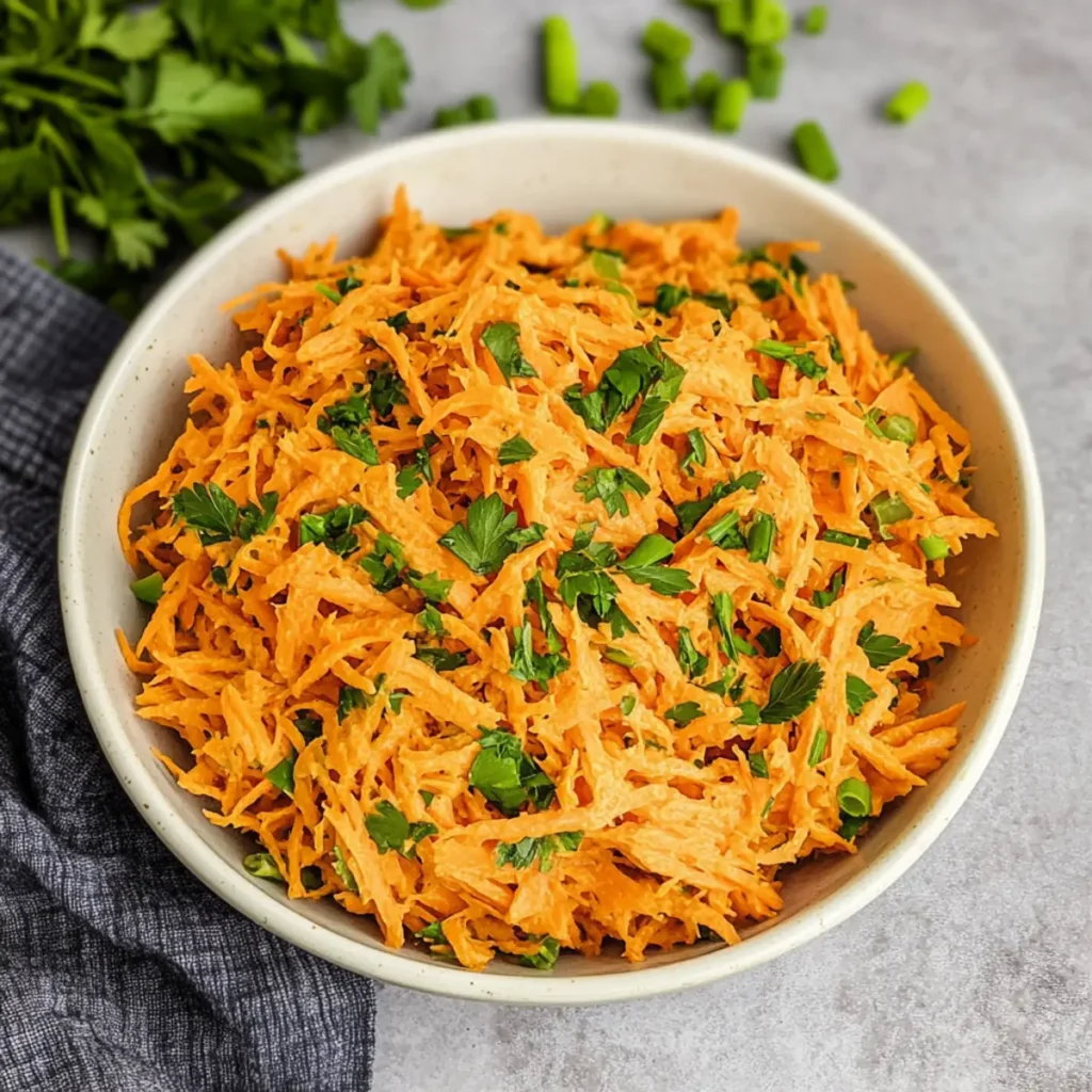 Zesty Carrot Salad with Lemon Dijon Vinaigrette Bliss