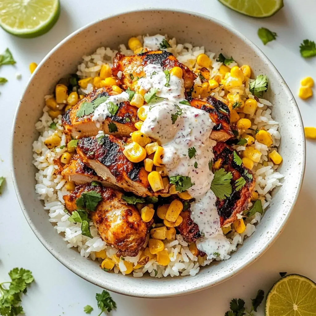 Savory Street Corn Chicken Rice Bowl You’ll Crave Again!