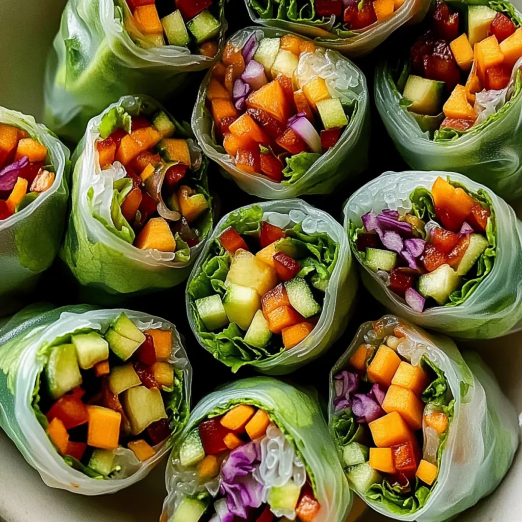 Fresh Spring Rolls that Burst with Flavor and Crunch