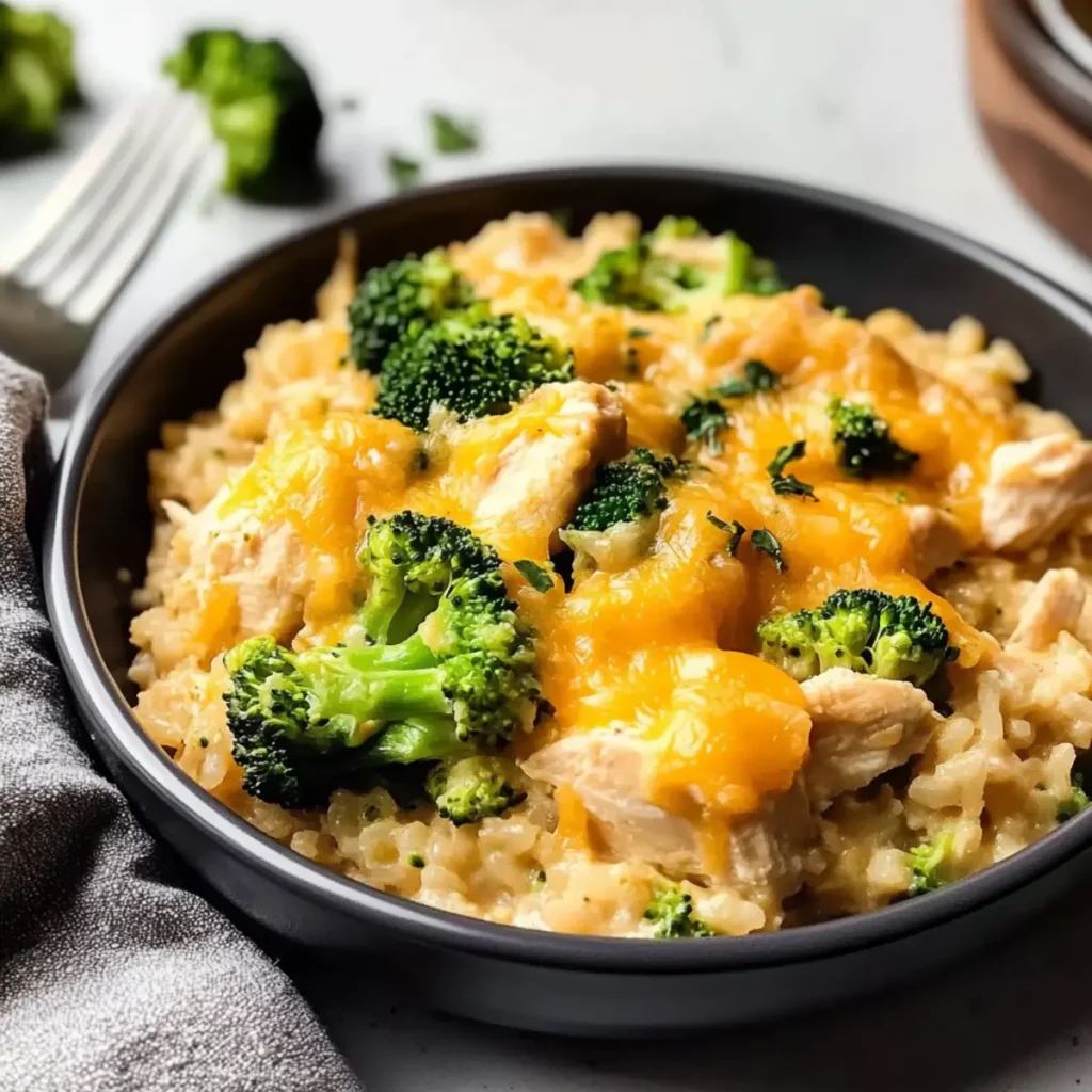 Cheesy Broccoli Chicken and Rice Casserole for Cozy Nights