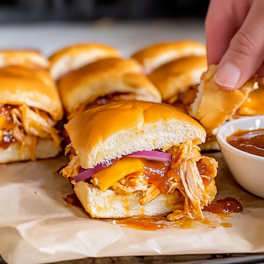 BBQ Chicken Sliders
