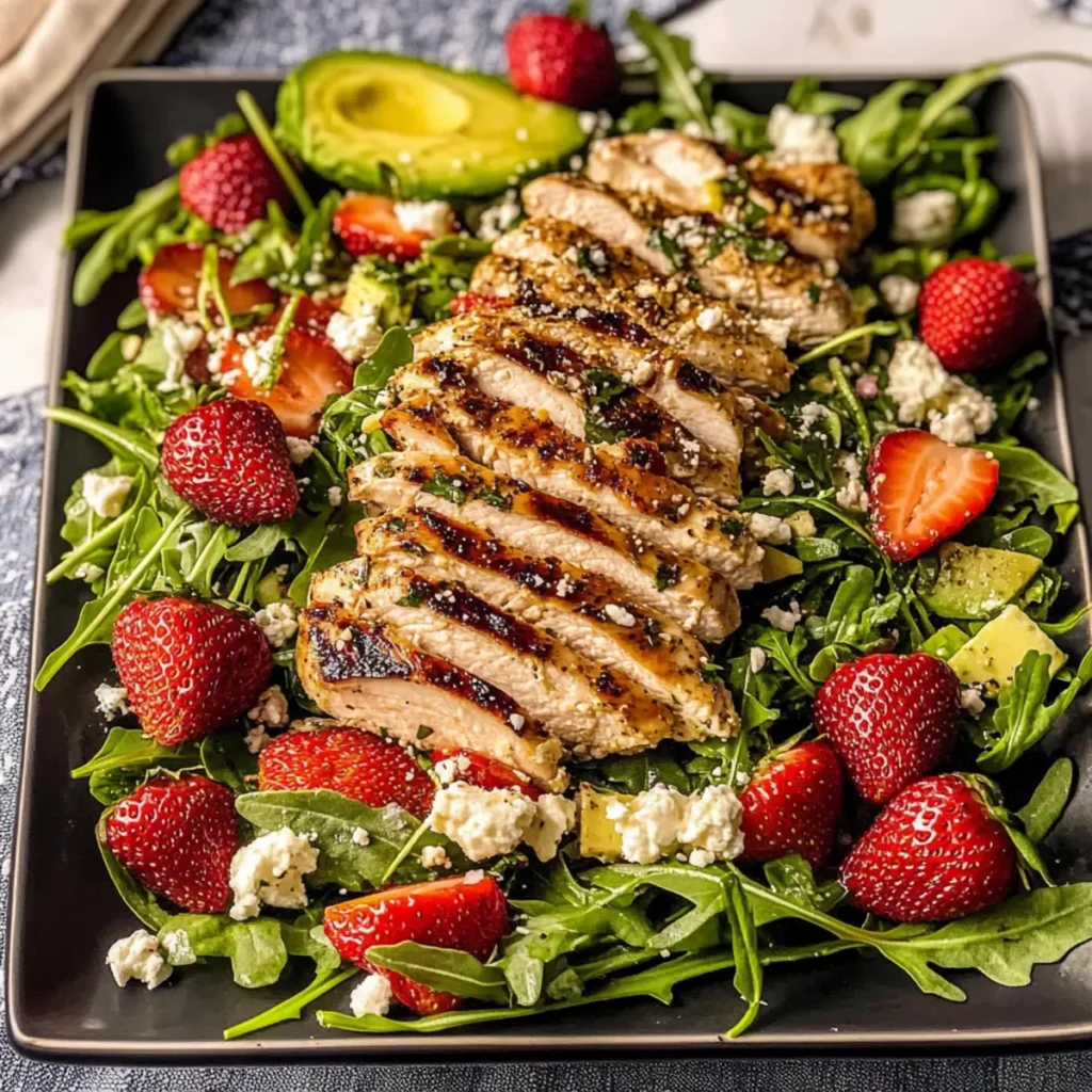 Grilled Chicken and Strawberry Salad