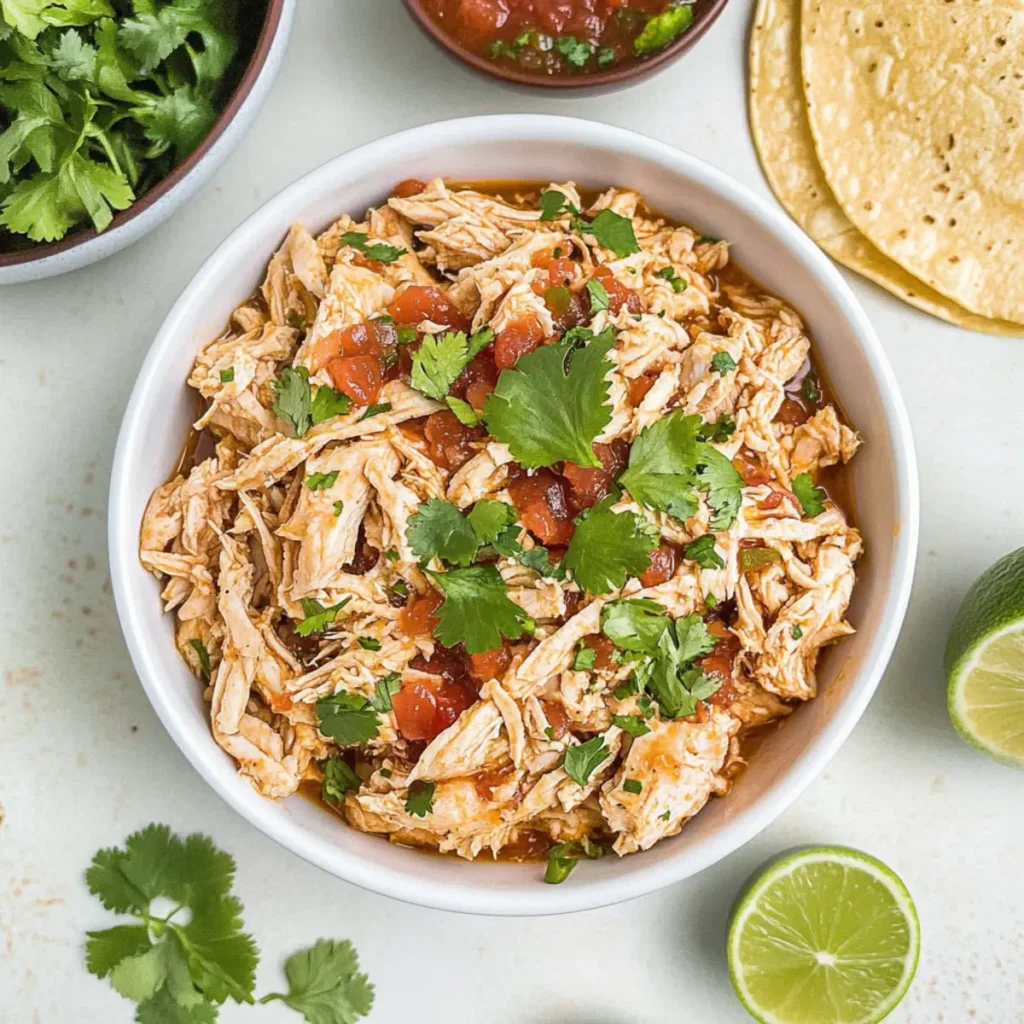 Slow Cooker Salsa Chicken