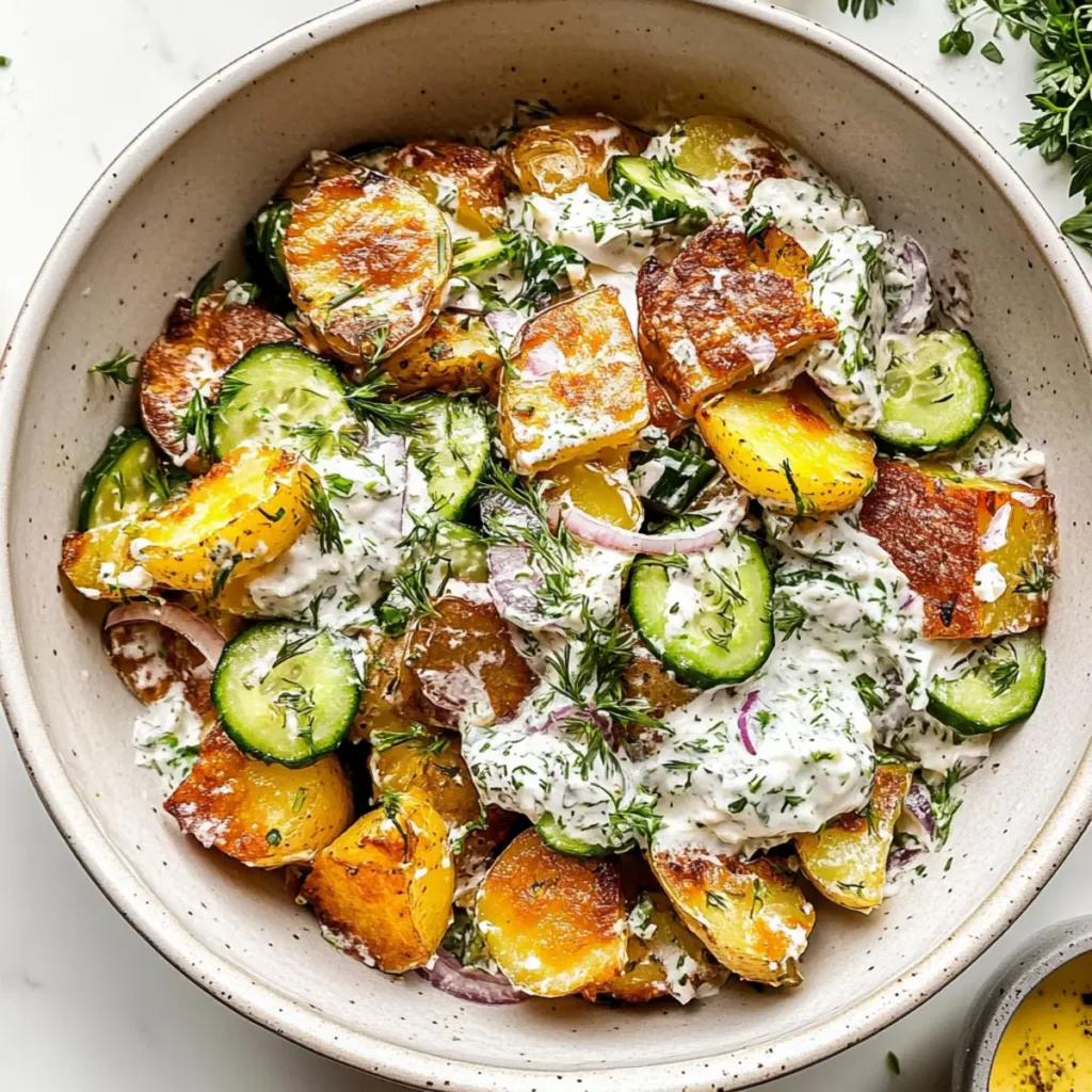 Smashed Potato Salad