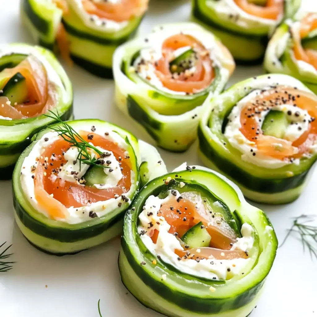 Refreshing Cucumber Roll Ups Perfect for Light Appetizers