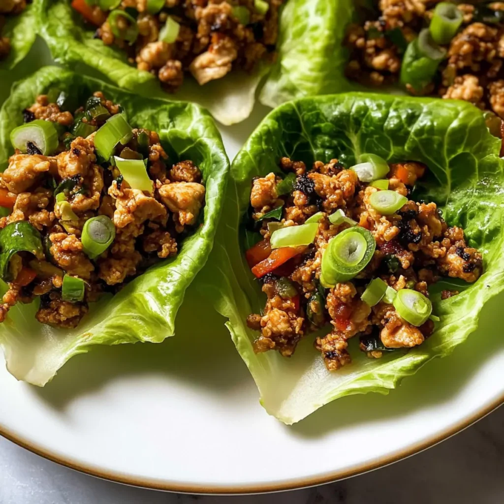 Chicken Lettuce Wraps