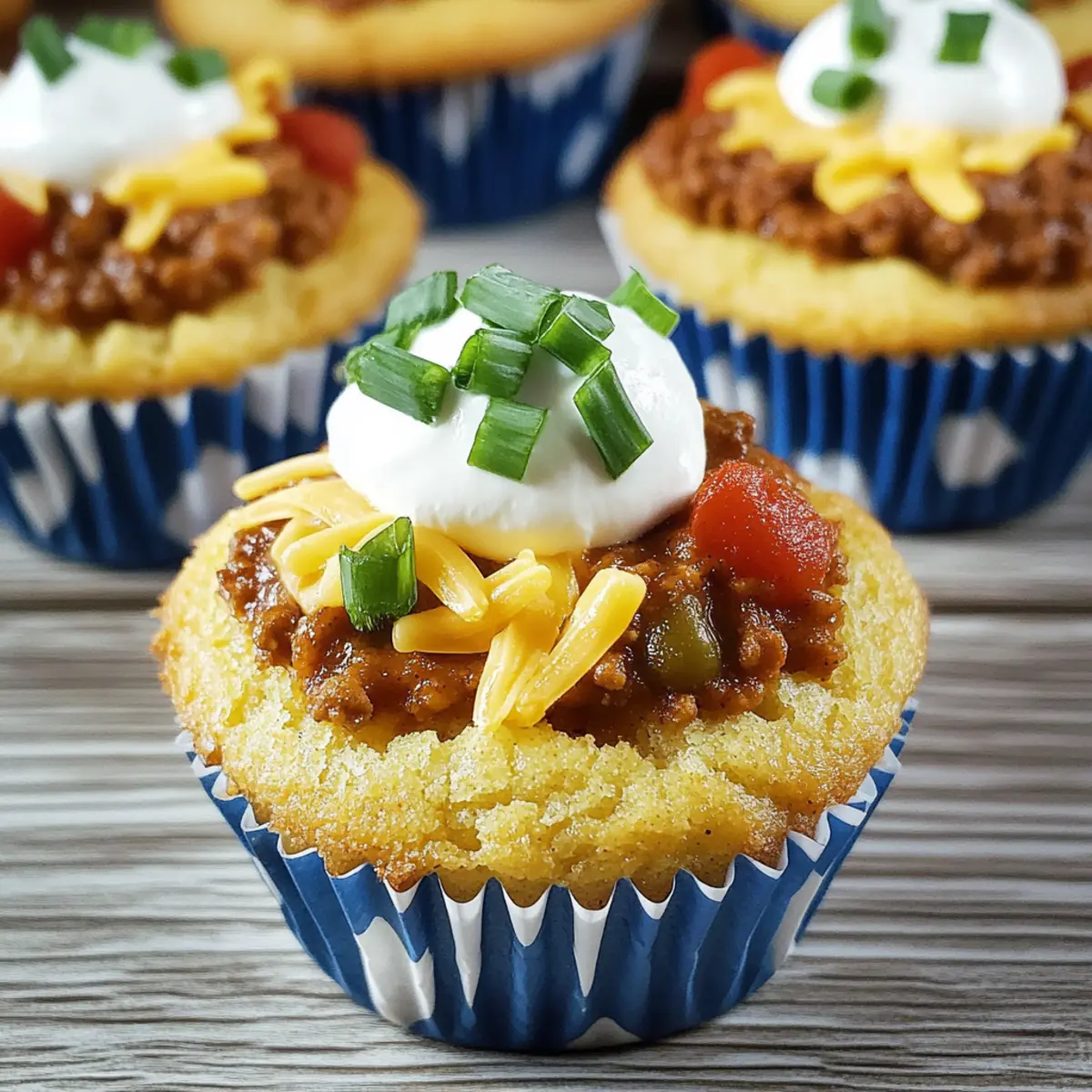 Chili Cornbread Muffins