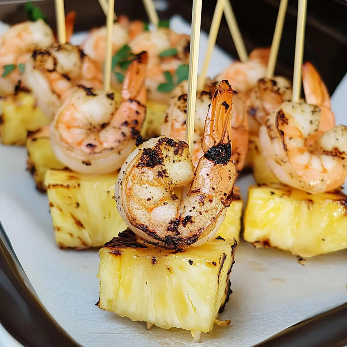 Shrimp & Pineapple Skewers