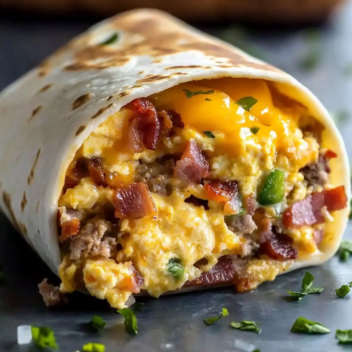 Loaded Breakfast Burrito