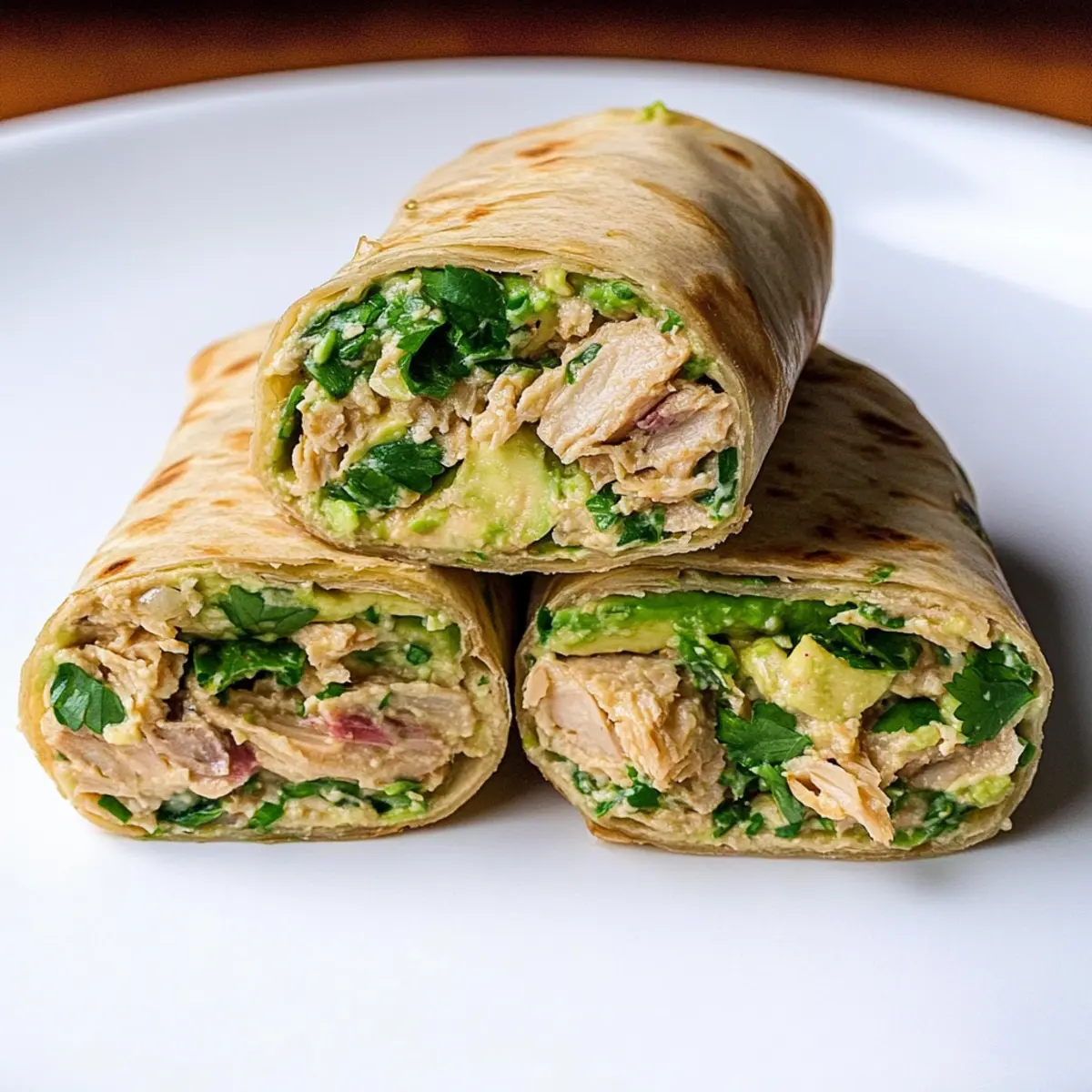 Hot Honey Tunacado Wrap