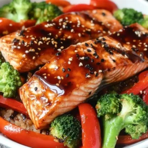 Air Fryer Salmon and Vegetables