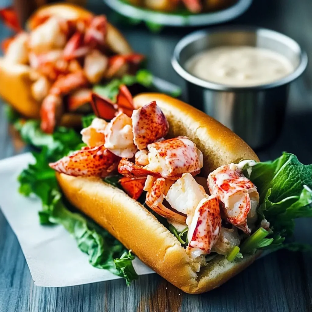 Maine Lobster Rolls with a Creamy Summer Delight
