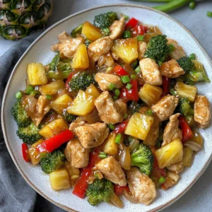 Pineapple Chicken Stir Fry