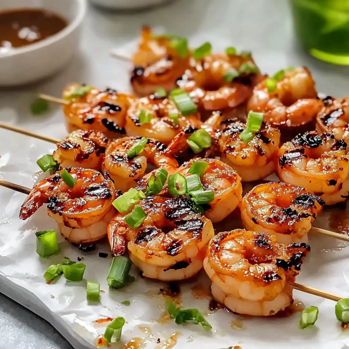 Grilled Bang Bang Shrimp Skewers