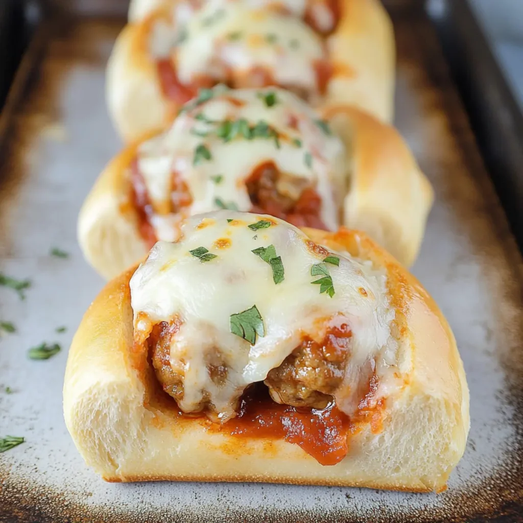 Irresistible Mini Meatball Subs