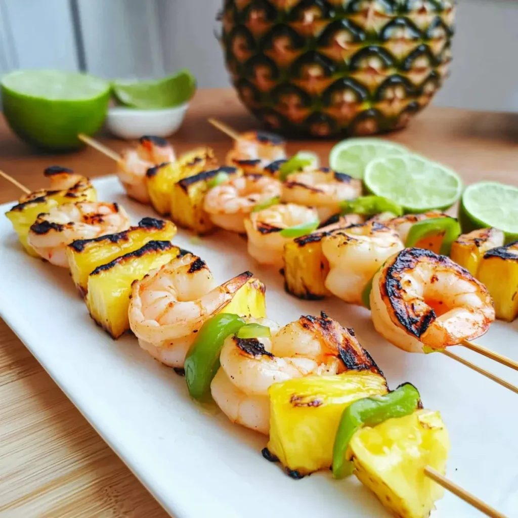Grill Perfect Shrimp and Pineapple Skewers for Summer Bliss