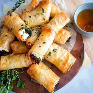 Oven-Baked Feta Rolls