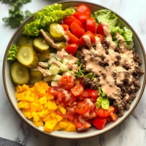 Cheeseburger Bowl