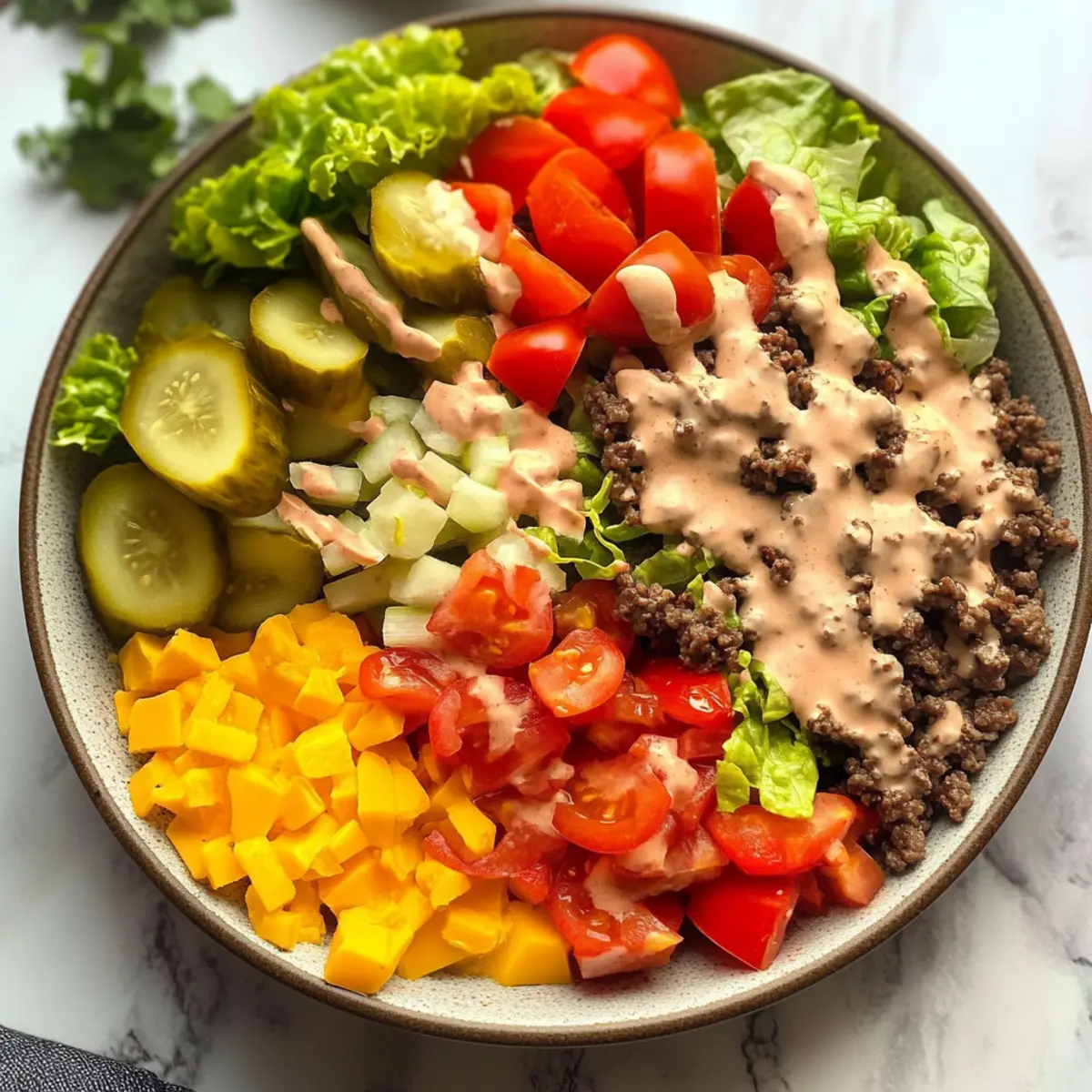 Cheeseburger Bowl