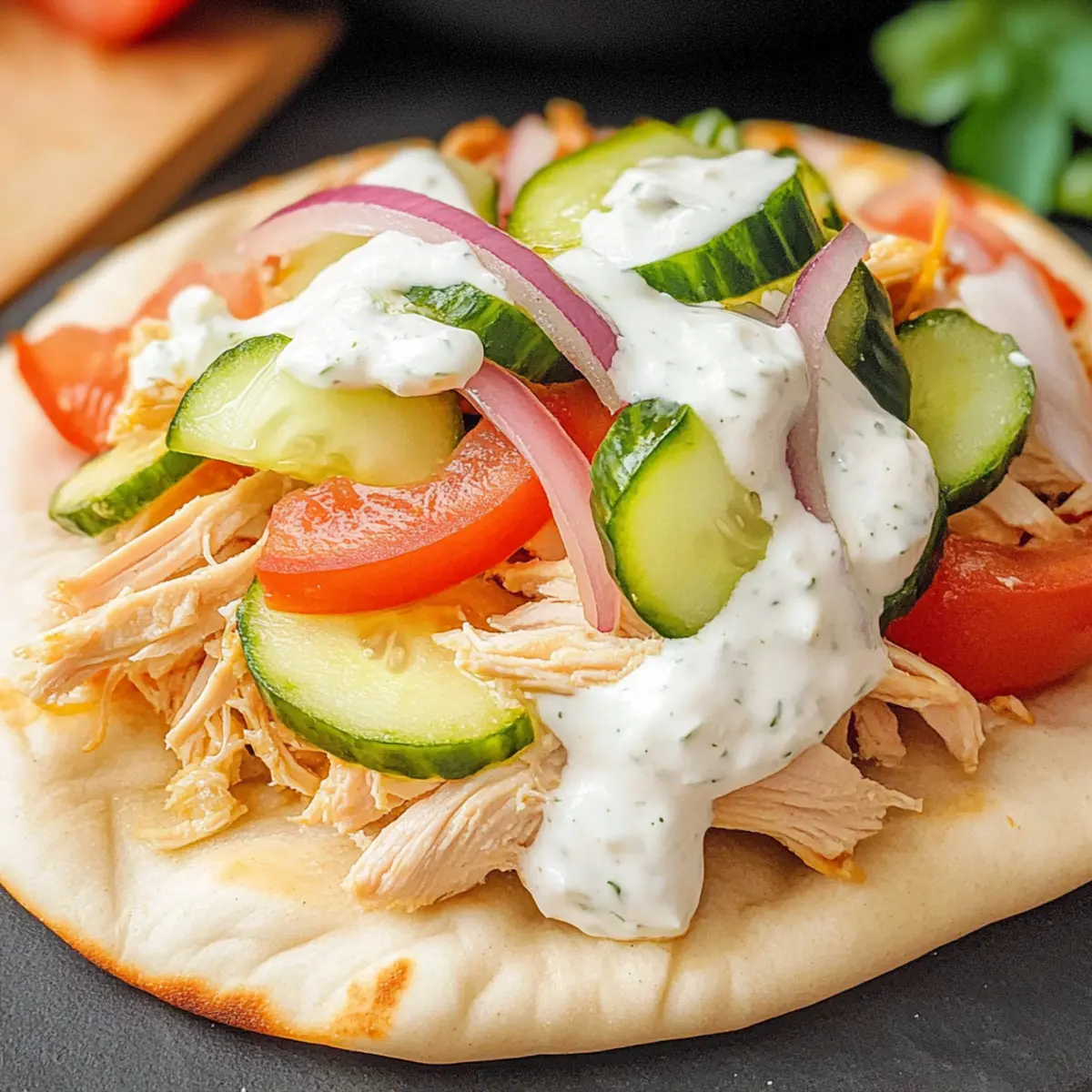 Slow Cooker Chicken Gyros