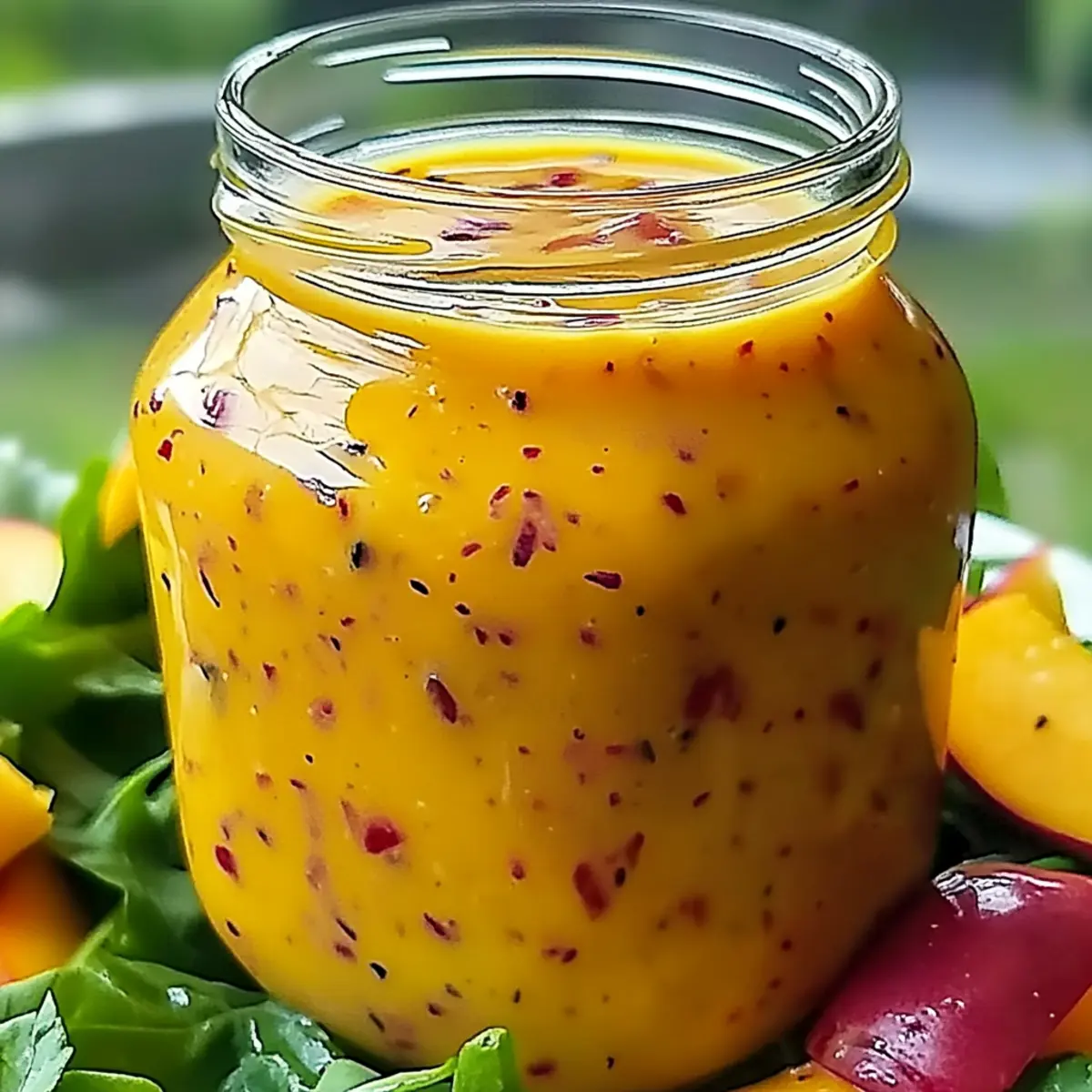 Tasty Peach Salad Dressing