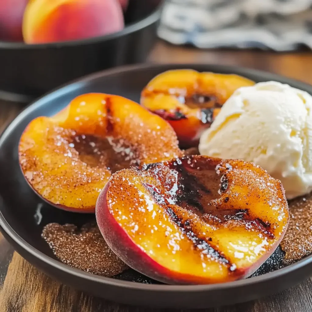 Grilled Peaches Cinnamon Brown Sugar – A Summer Delight