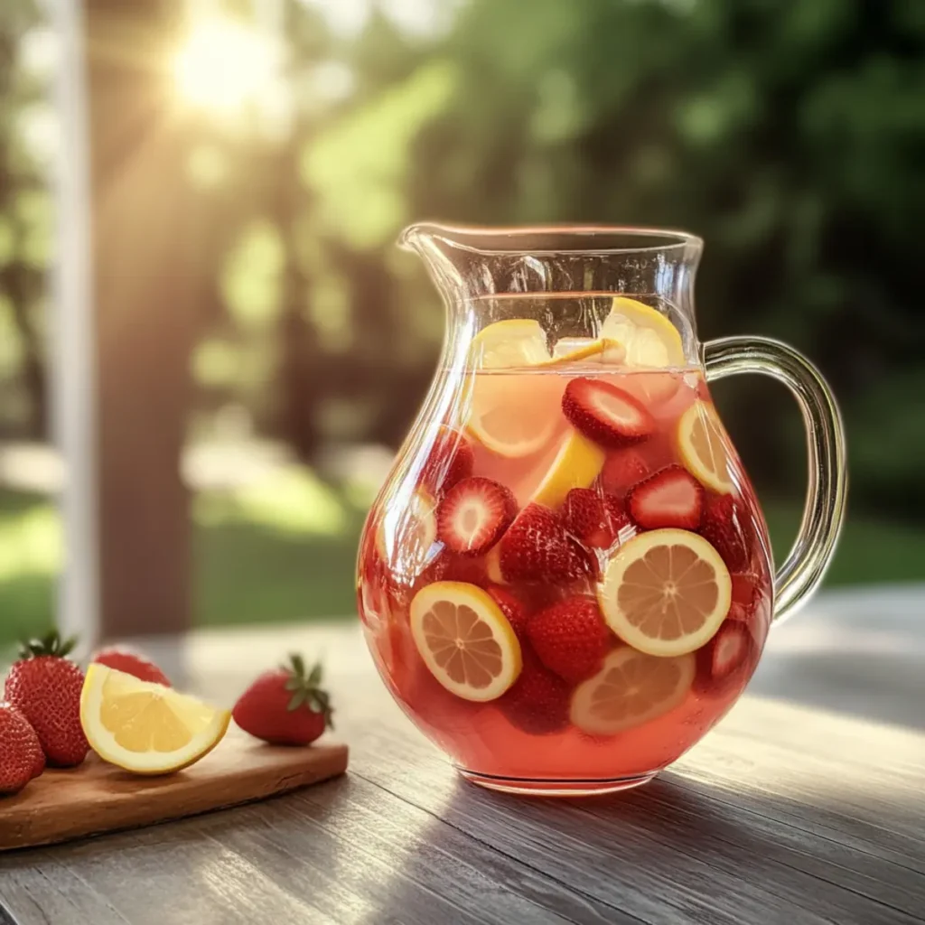 Strawberry Lemonade Sangria