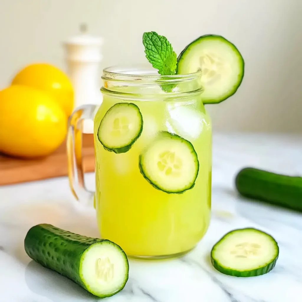 Easy Cucumber Lemonade for a Refreshing Summer Sip