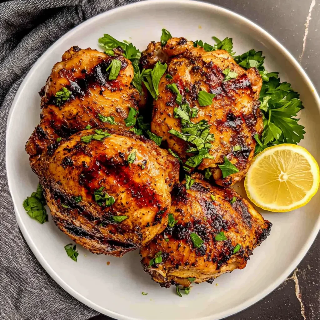 Savory Grilled Mediterranean Chicken Thighs for Perfect BBQs