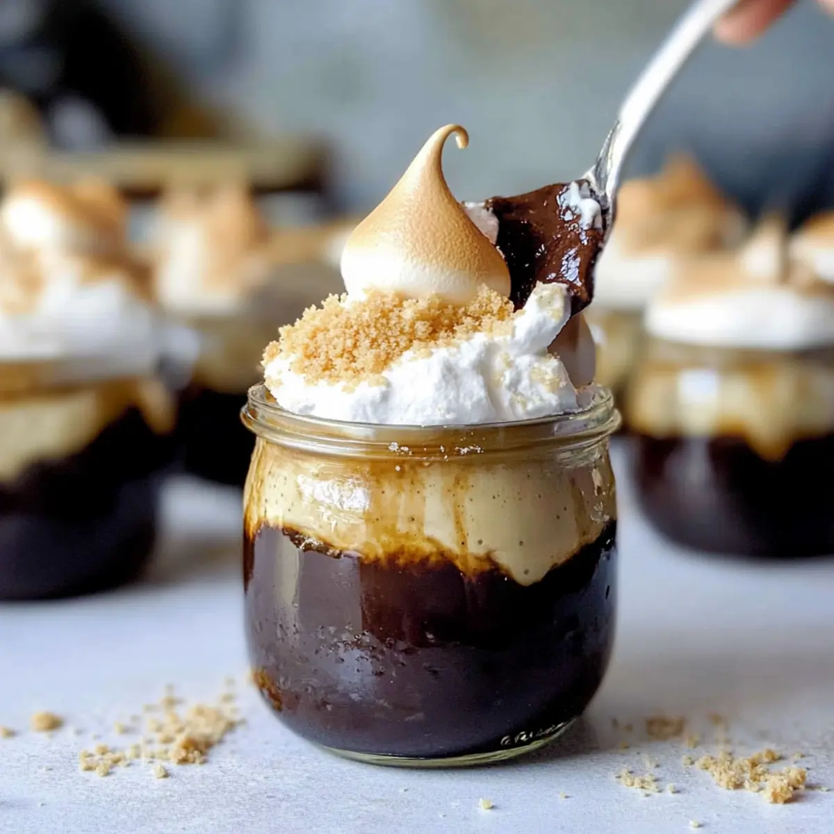 S’mores Pots De Creme