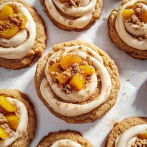 Peach Cobbler Cookies